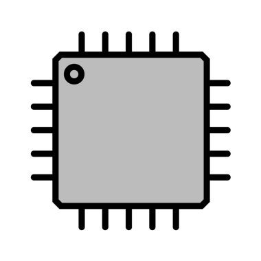 devre kartı simgesi vektör illüstrasyonu