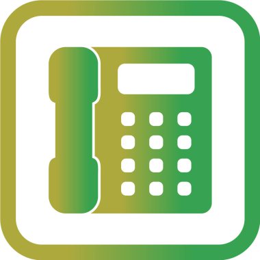 telefon işareti simgesi, vektör illüstrasyonu