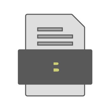 dosya biçimi vektör illüstrasyonuName