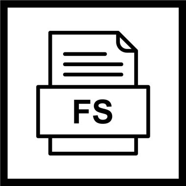 dosya biçimi simgesi, vektör illüstrasyonu