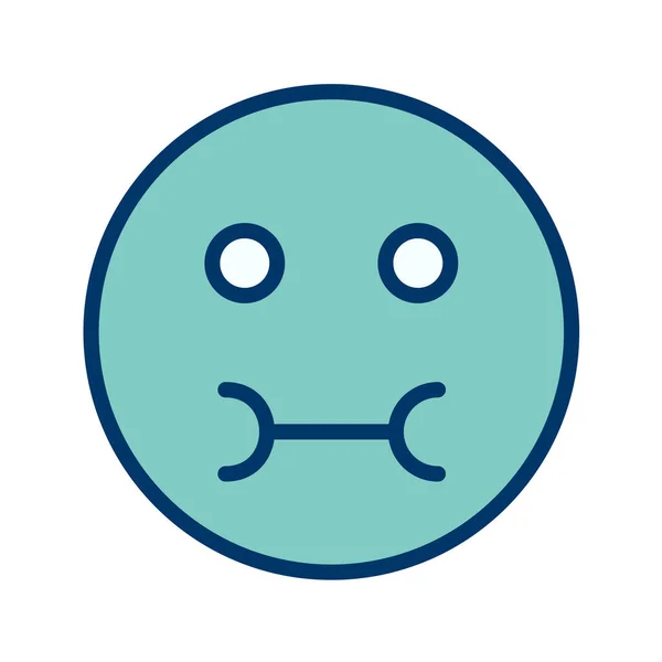 Emoji Icono Estilo Moda Aislado Fondo — Archivo Imágenes Vectoriales
