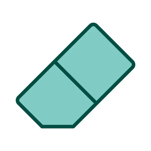 Radiergummi Symbol Trendigen Stil Isolierten Hintergrund — Stockvektor