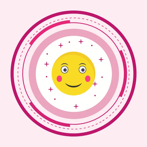  Renkli Emoji Simgesi Moda Biçimli Ayrı Arka Gruplandırma