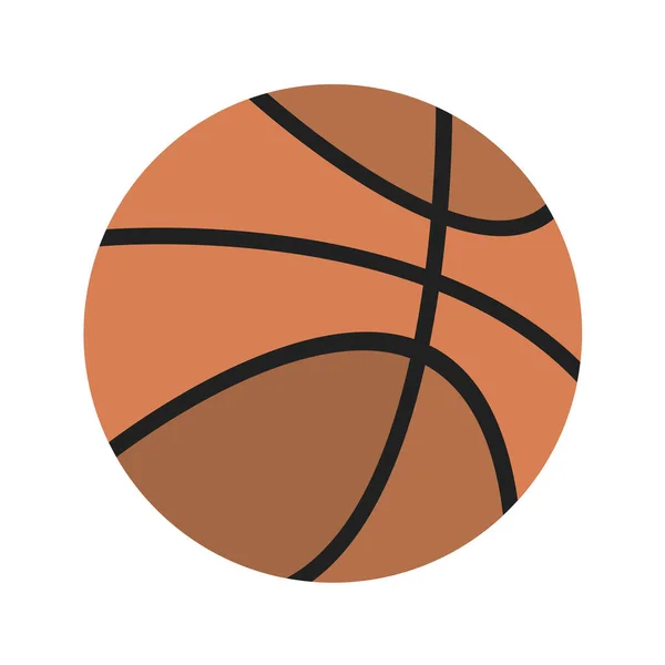 Basketbal Pictogram Vector Illustratie — Stockvector