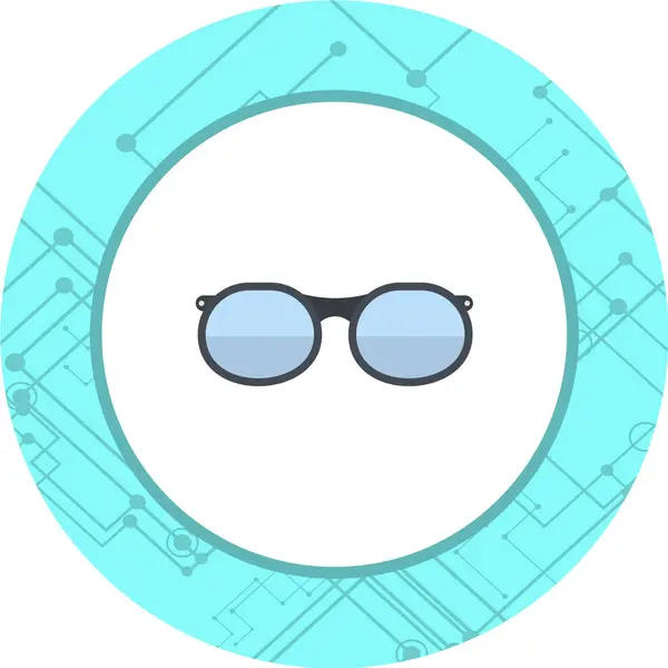 Óculos Sol Vetor Ícone Ilustração — Vetor de Stock