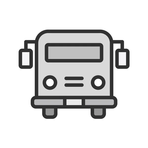 Icono Bus Vector Ilustración — Vector de stock