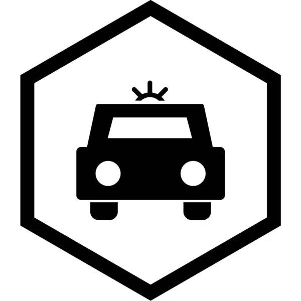 Icona Del Veicolo Auto Illustrazione Vettoriale — Vettoriale Stock