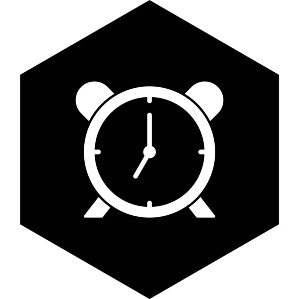 Alarm Pictogram Trendy Stijl Geïsoleerde Achtergrond — Stockvector