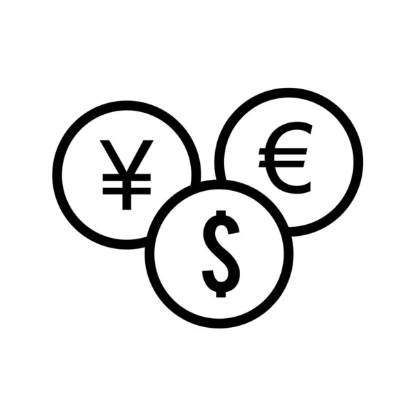 Ikona Pieniądza Ilustracja Wektora — Wektor stockowy