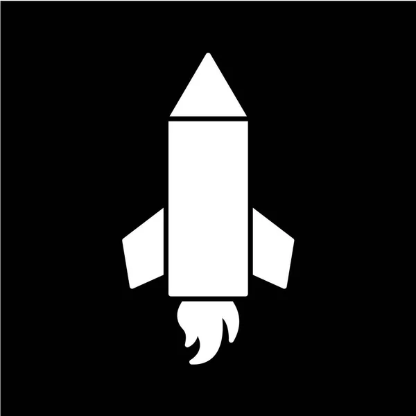 Vektorová Ilustrace Ikony Rakety — Stockový vektor
