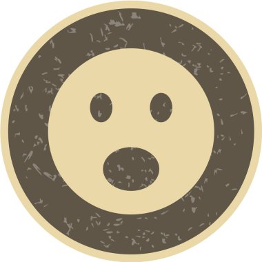 Moda Biçimli Emoji Simgesi İzole Arkaplan 