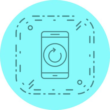  Mobil Uygulama Simgesini İzole Edilmiş Arkaplanda Sıfırla