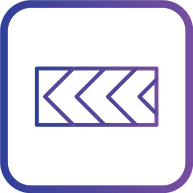 Yol simgesi, vektör illüstrasyonu