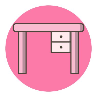 Moda Biçimli İzole Arkaplanda Tablo Simgesini Çalıştır      