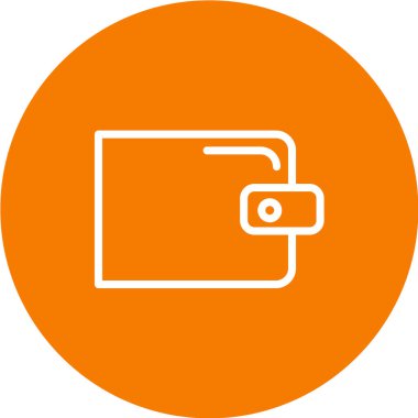 Para simgesi olan cüzdan