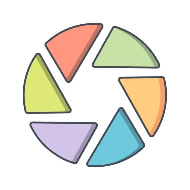 Kağıdın karikatür simgesinin vektör çizimi