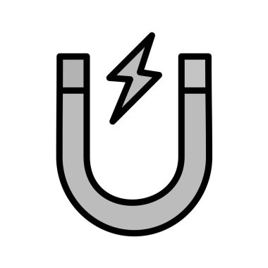 Bir mıknatıs simgesinin vektör çizimi 