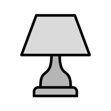 Moda Biçimli Lamba Simgesi İzole Arkaplan
