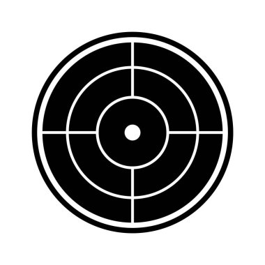 Moda biçimi izole edilmiş arkaplanda hedef simge