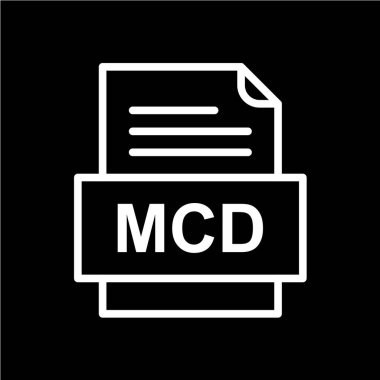 dosya biçimi simgesi, vektör illüstrasyonu