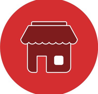 Modern çiftlik simgesinin vektör illüstrasyonu