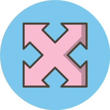 minimalist vektör illüstrasyonu, uygulama simgesi