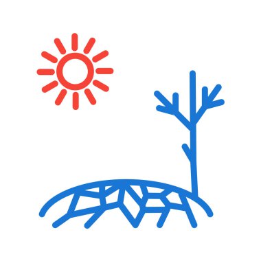 Modern çiftlik simgesinin vektör illüstrasyonu