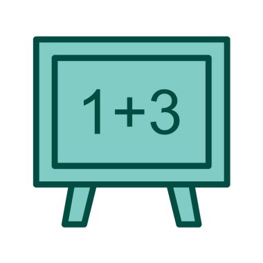 Modern eğitim ikonunun vektör illüstrasyonu