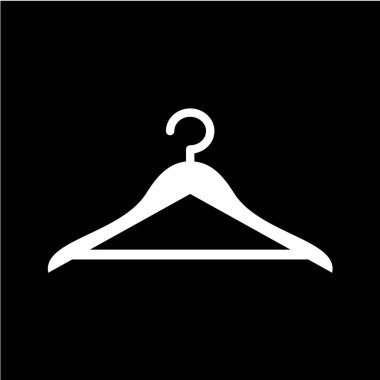 askı simgesi vektör illüstrasyonu 