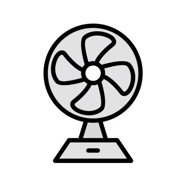 Moda Biçiminde Fan Simgesi Yükleniyor İzole Arkaplan