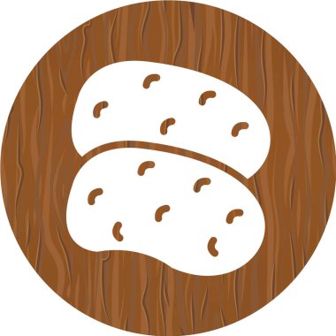 Gıda Web ikonu vektör illüstrasyonu 