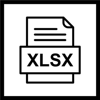 dosya biçimi simgesi, vektör illüstrasyonu