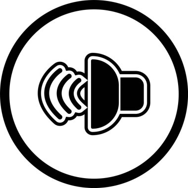 Ses Simgesi Moda Biçimli Ayrı Arkaplan