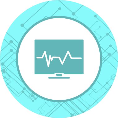 Modern tıbbi simgenin vektör illüstrasyonu