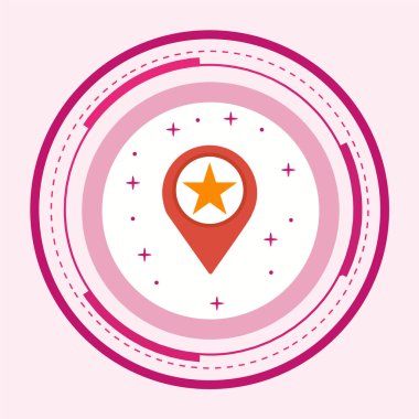 minimalist vektör illüstrasyonu, uygulama simgesi