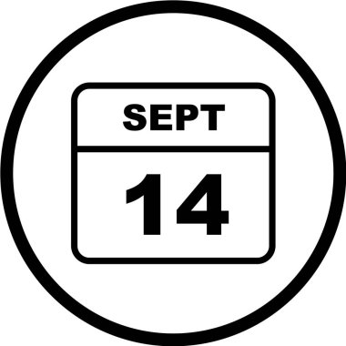 Takvim simgesinin vektör illüstrasyonu 