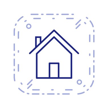 Emlak simgesi vektör illüstrasyonu