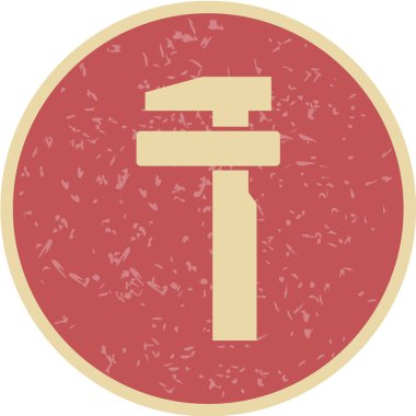 Yol simgesi, vektör illüstrasyonu