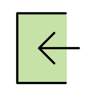 Uzun gölge simgesinin vektör illüstrasyonu