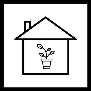 ev simgesi vektör illüstrasyonu