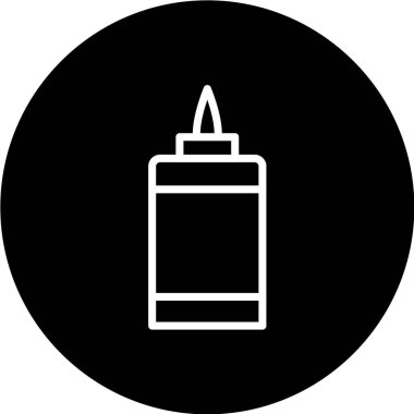 minimalist vektör illüstrasyonu, uygulama simgesi