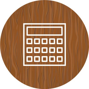 Hesap makinesinin vektör çizimi