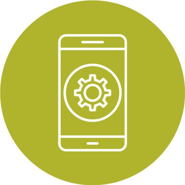 Mobil Uygulamalar konsept vektör çizimi beyaz arkaplan üzerinde 