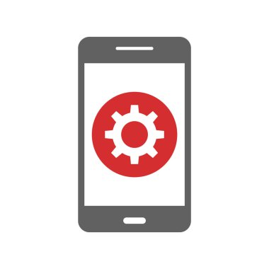 Mobil Uygulama Simgesi Moda Biçimi İzole Arkaplanda Ayarlanıyor