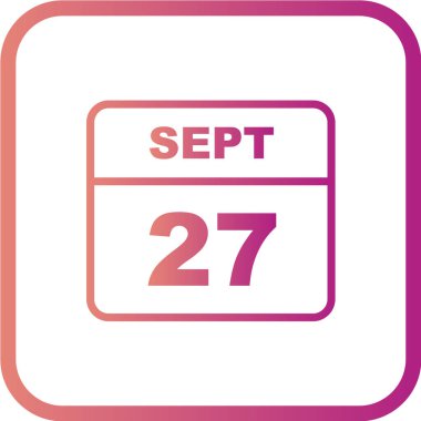 Takvim simgesinin vektör illüstrasyonu 