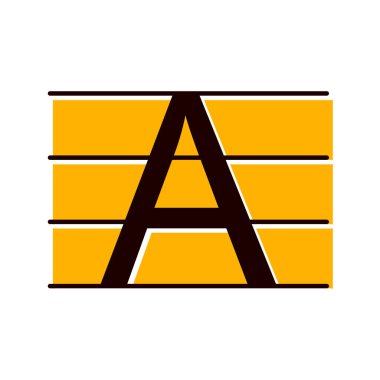 Moda Biçiminde Büyük Simge İzole Arkaplan      