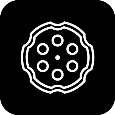 dişli vektör illüstrasyonu, basit simge