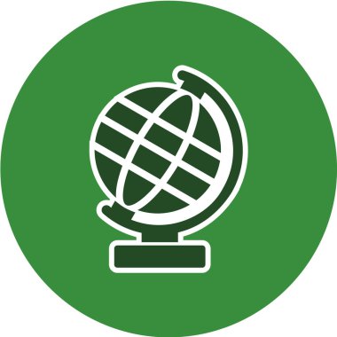 Küresel simge vektör illüstrasyonu