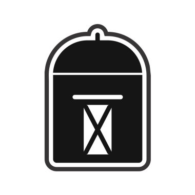 Çöp simgesi vektör illüstrasyonu