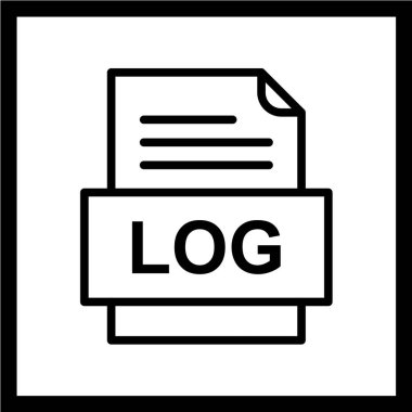 dosya biçimi simgesi, vektör illüstrasyonu